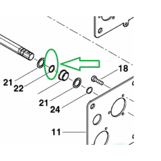 Втулка Kverneland Оptima AC859332 (АС859332), KVERNELAND
